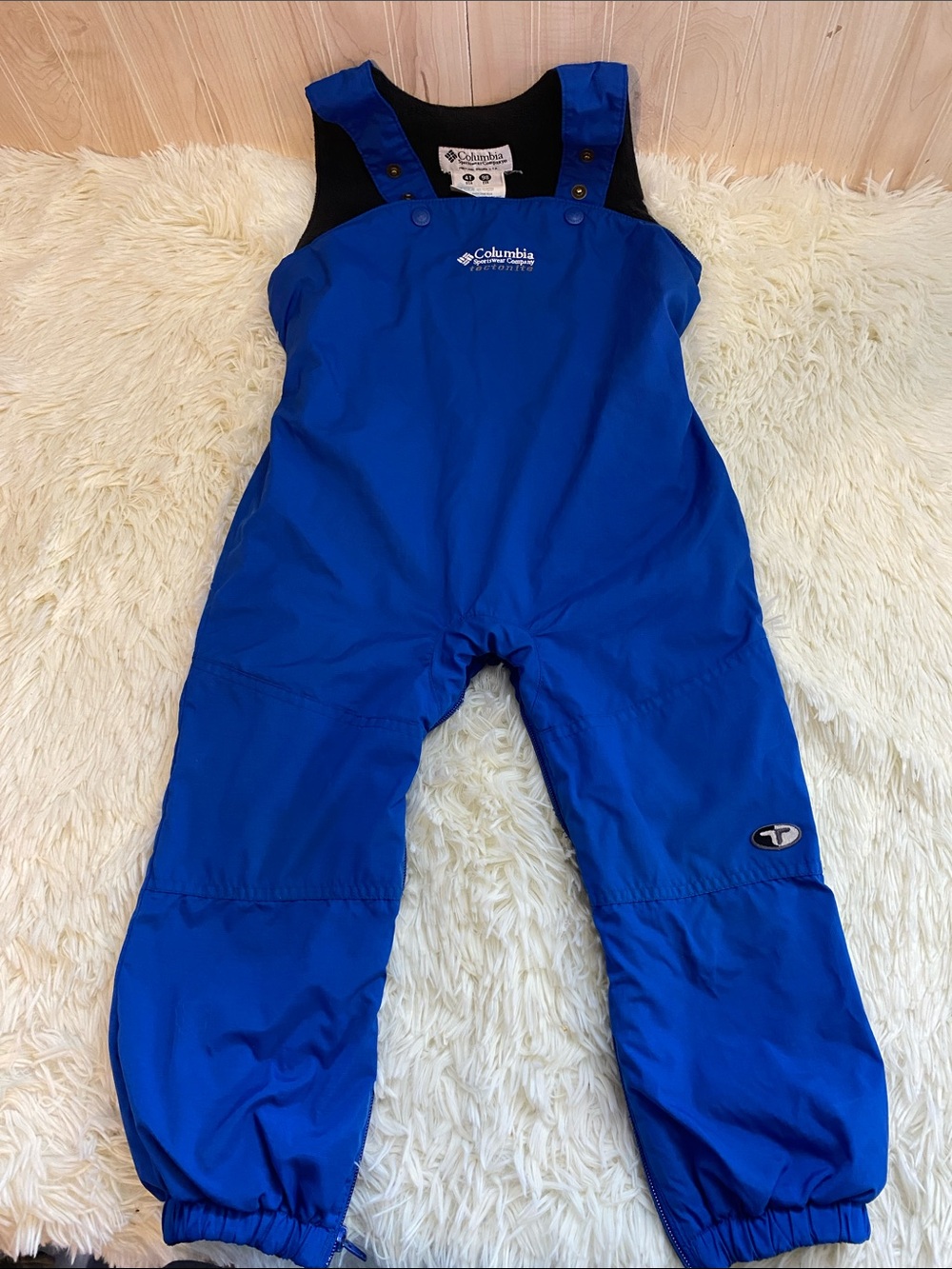 Columbia Size 4T Royal Blue Kids Snow Overalls